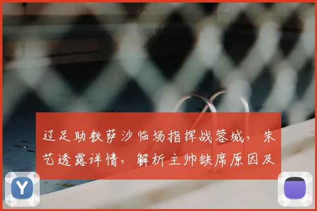 辽足助教萨沙临场指挥战蓉城,朱艺透露详情,解析主帅缺席原因及阵容变化